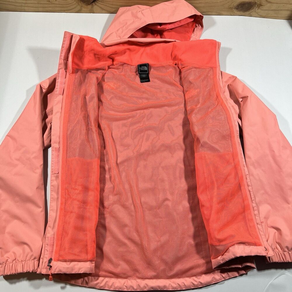 The North Face Resolve 2 Dryvent Salmon Waterproof Rain Jacket Women's Medium - Picture 8 of 11